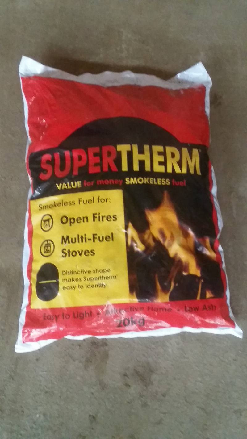 25kg Supertherm Smokeless Coal Smokeless Coal Smokeless Coal